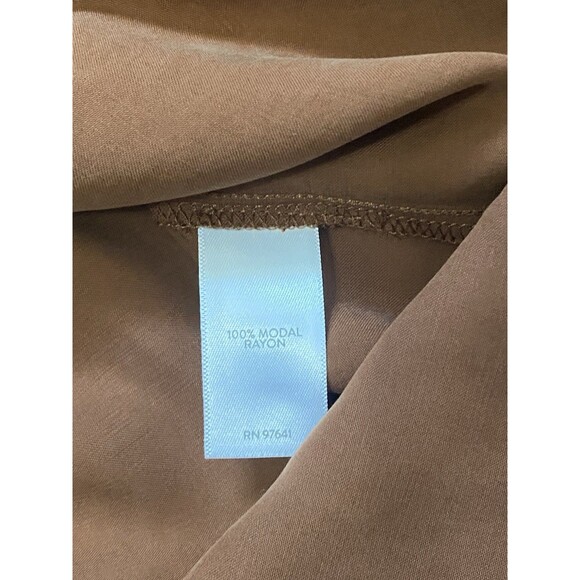 J Jill Soft Luxe Utility Popover Modal Brown Women's Medium - Picture 5 of 9